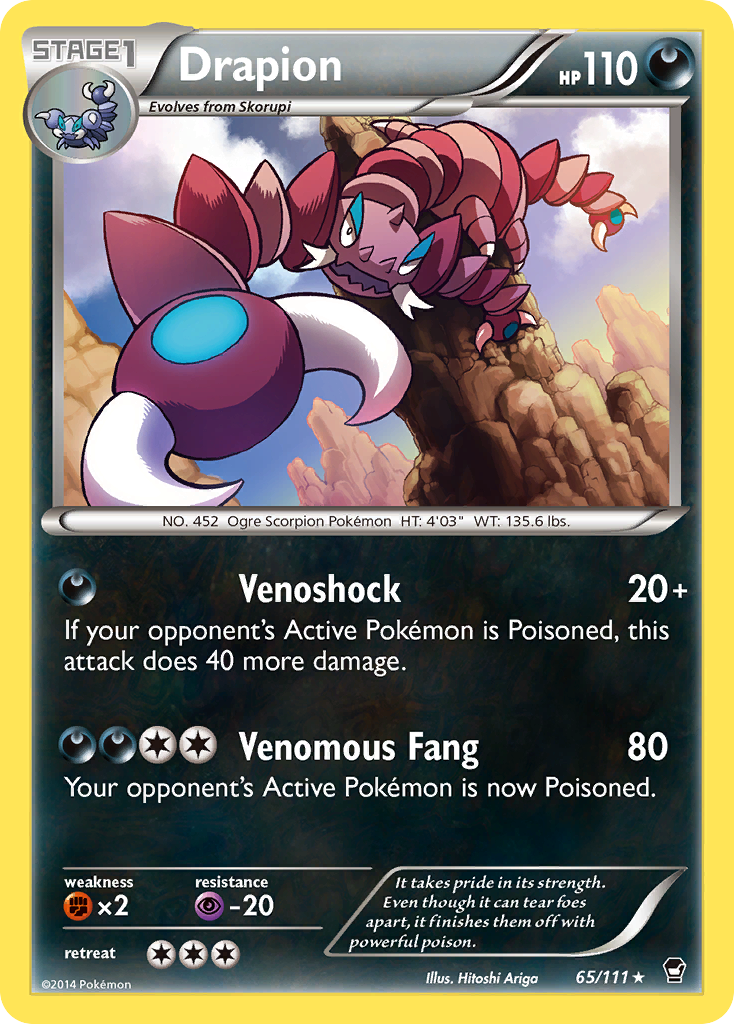 Furious Fists Drapion #65/111